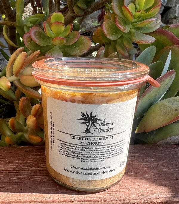 @ RILLETTES DE ROUGET AU CHORIZO 100G